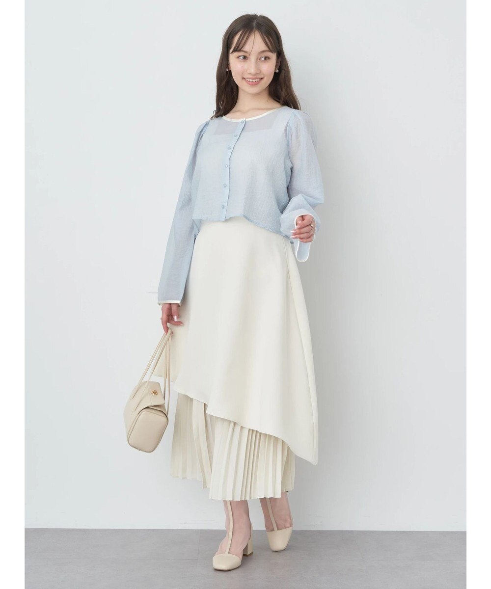 earth music&ecology シアーパイピングシャツ 