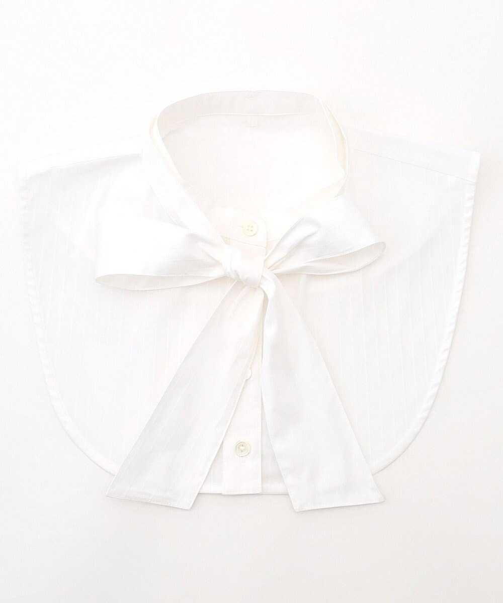 J.PRESS LADIES 【洗える・3way】スタンド リボン デコカラー 付け襟 