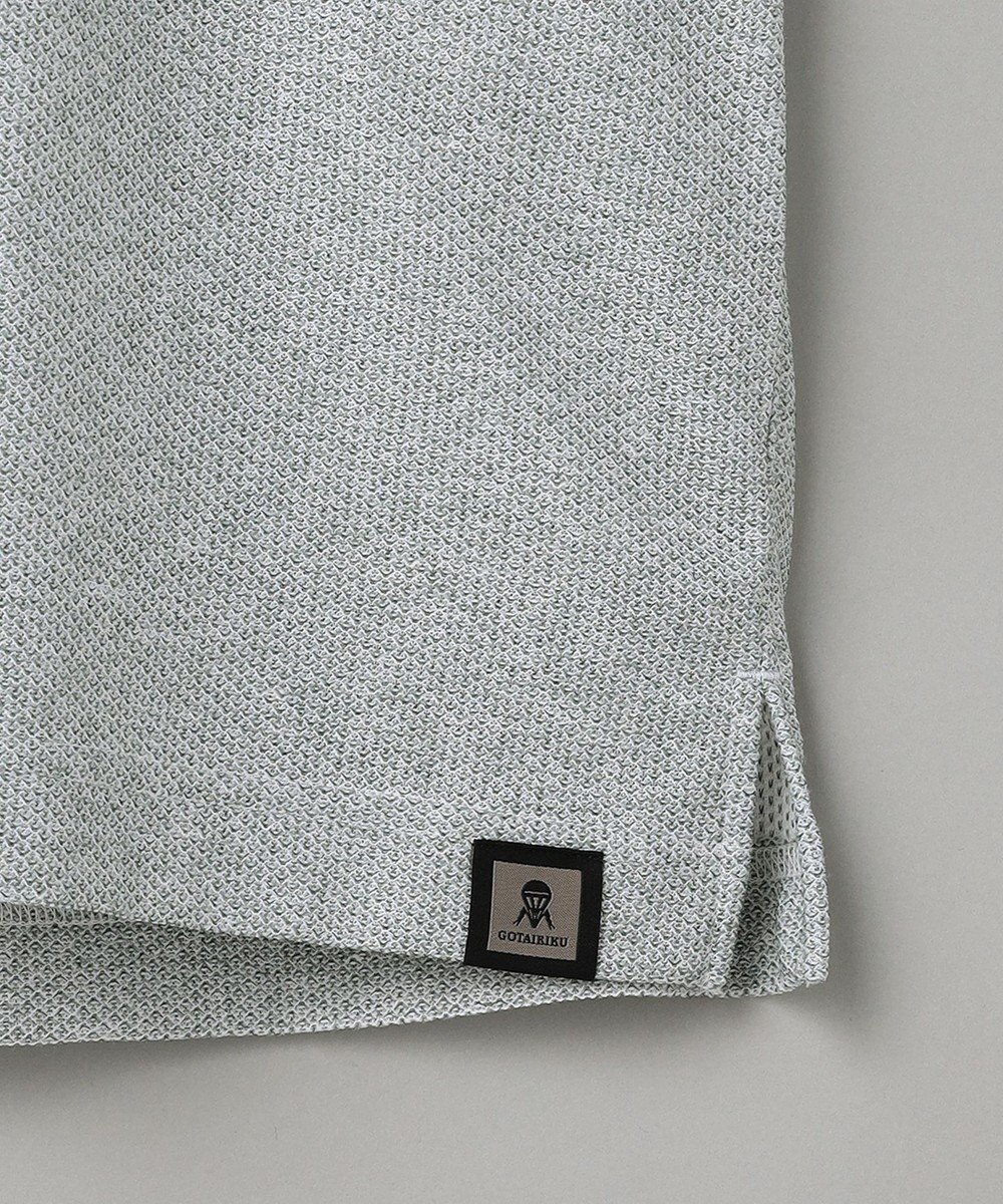 GOTAIRIKU 麻混・襟しっかり【洗える/通気性】ノルマンディーリネン ボタンダウンポロシャツ(25/26年モデル) 