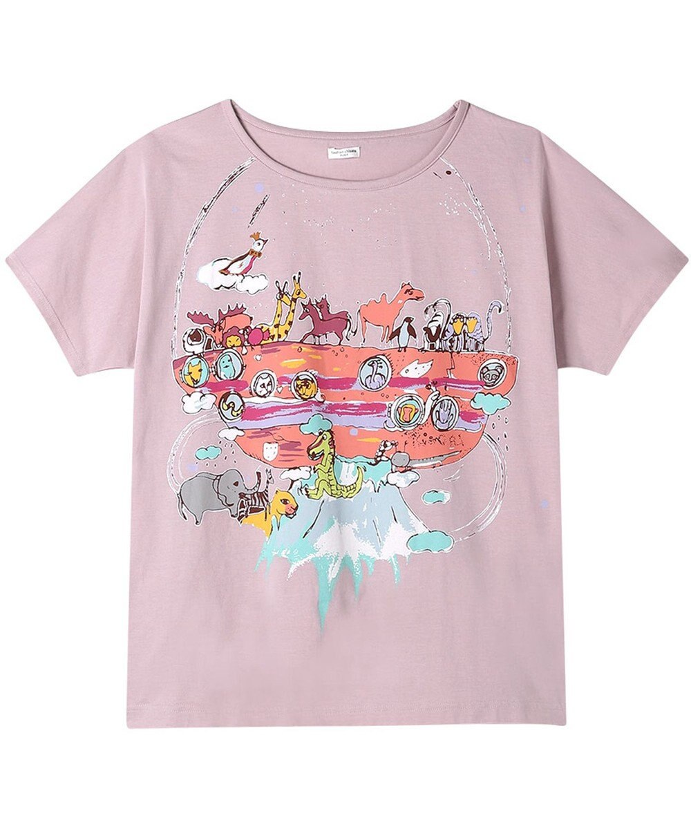 tsumori chisato SLEEP ツモリチサト トップス ルームウエア 4分袖 綿100%(本体) 天竺素材 レディース UTT147 /ワコール 