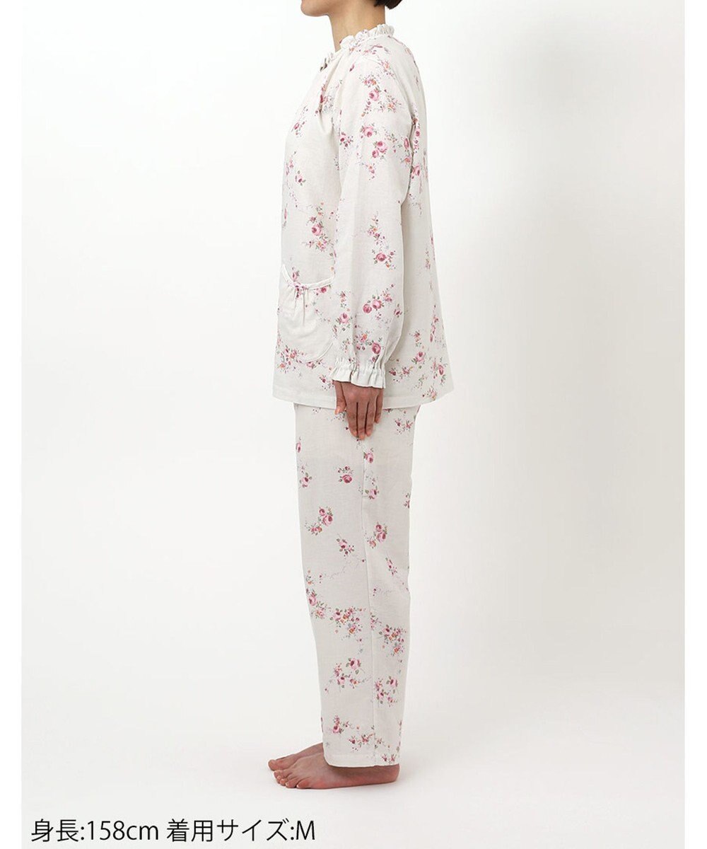 WACOAL ワコール_リラックス＆スリープ パジャマ 長袖 長ズボン 綿100%(本体) レディース KDX510 /ワコール 