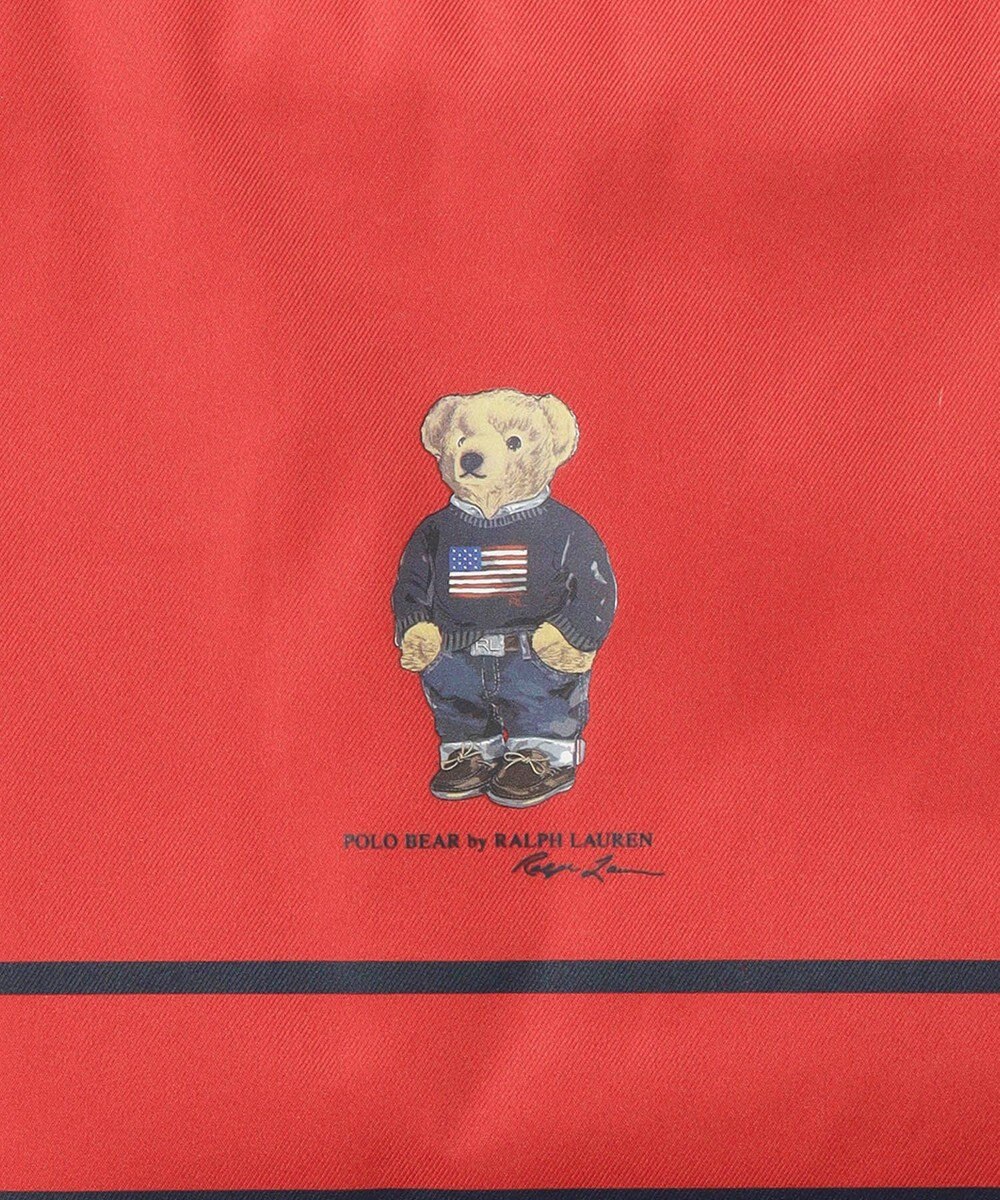 MOONBAT POLO RALPH LAURENRL ポーチ付きレインバッグ ワンポイントポロベア／撥水加工 