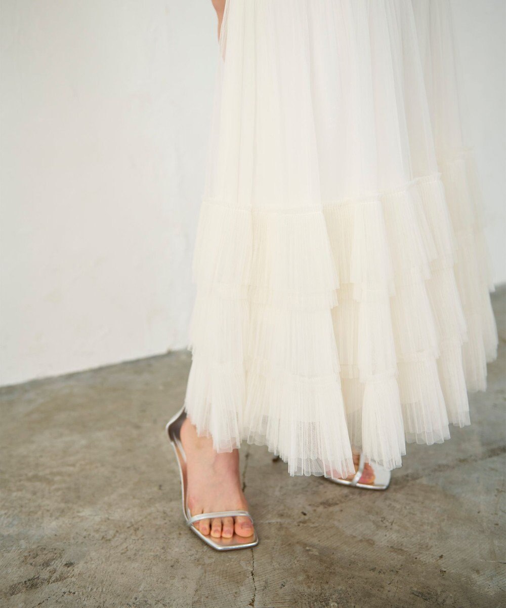 GRACE CONTINENTAL ボリュームチュールスカート 