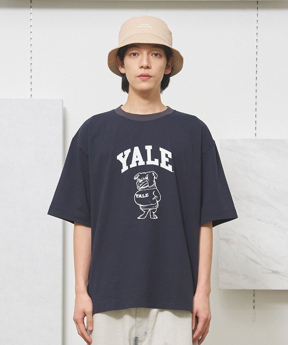 J.PRESS YORK STREET 【UNISEX】YALEアーチロゴ Tシャツ 
