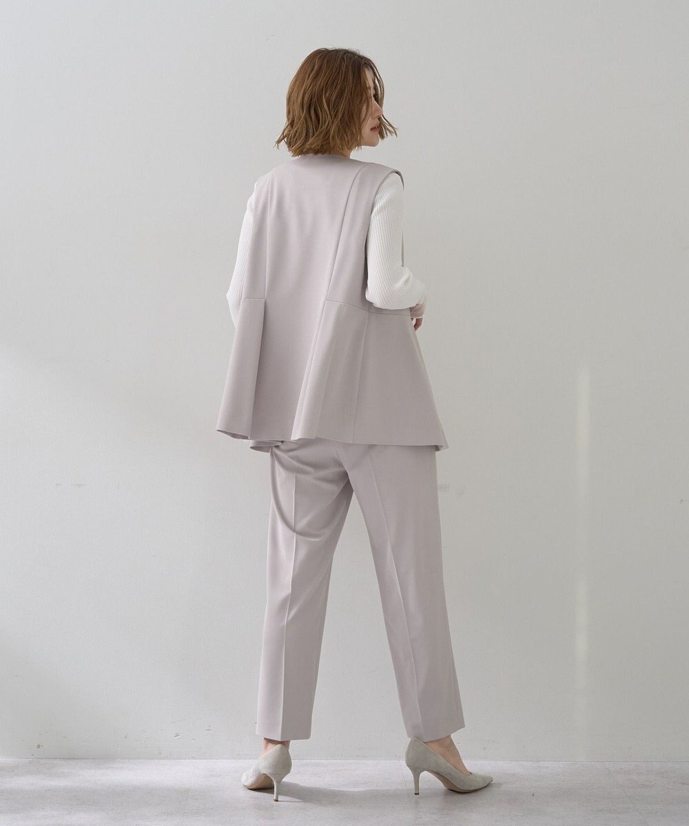 YECCA VECCA パールペプラムジレ 