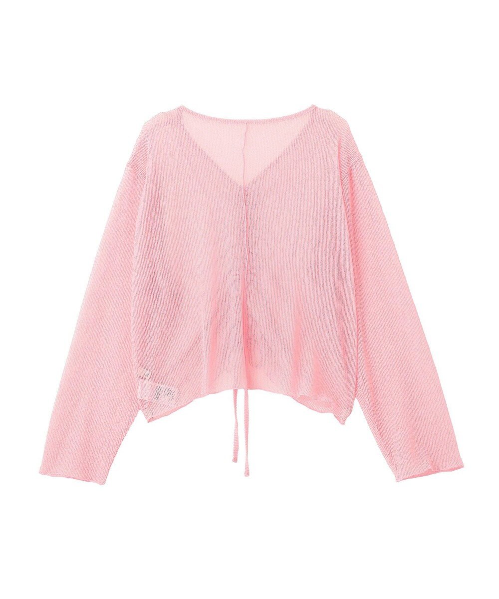 earth music&ecology フロントドロストシアープルオーバー 