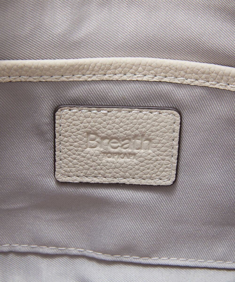 TOPKAPI 【Breath TOPKAPI】シュリンクレザー ハーフムーン ショルダーバッグ / チャーム付き 