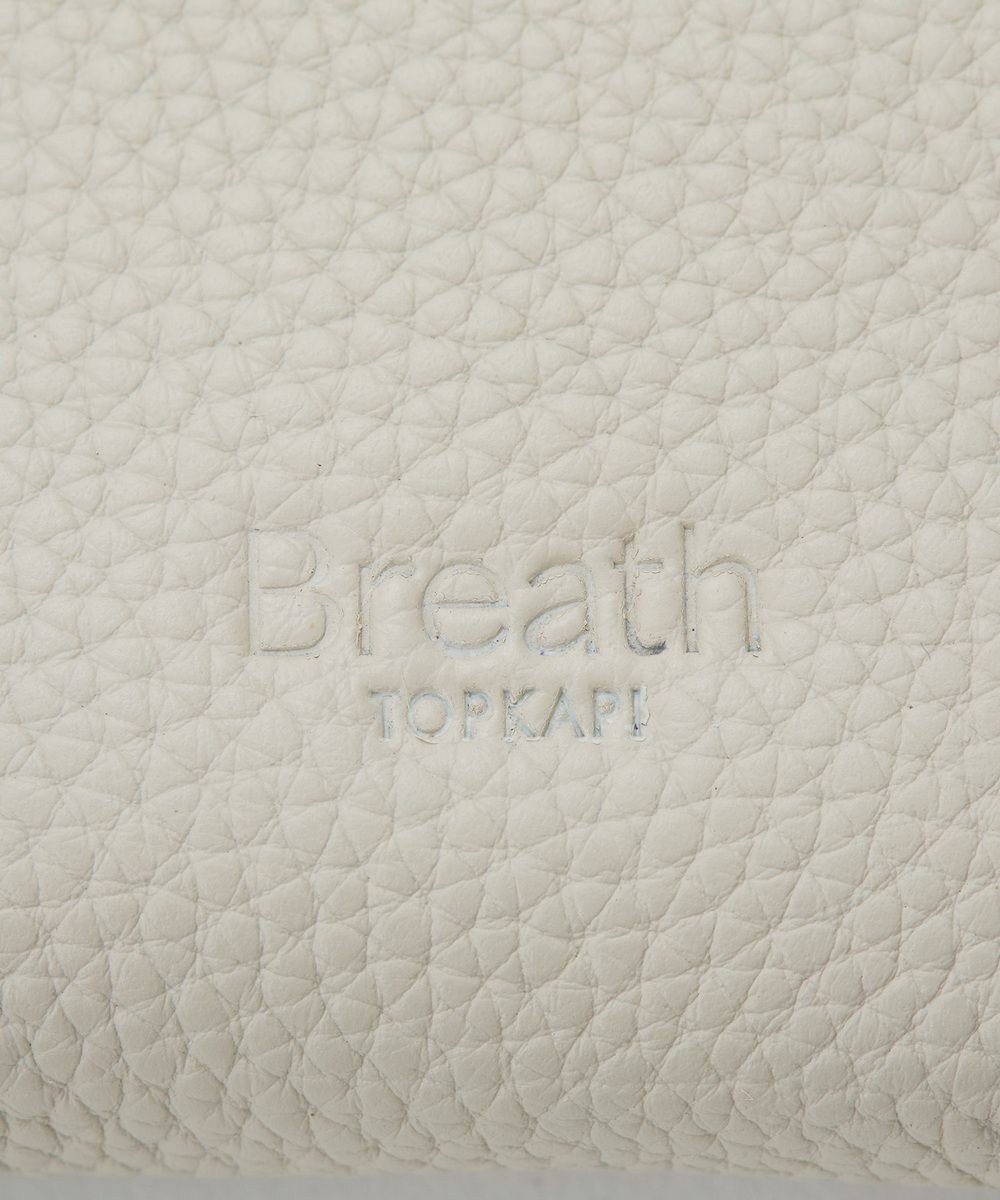 TOPKAPI 【Breath TOPKAPI】シュリンクレザー ハーフムーン ショルダーバッグ / チャーム付き 