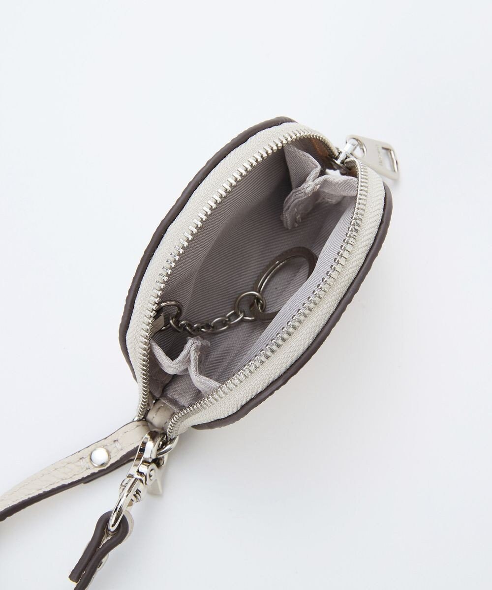 TOPKAPI 【Breath TOPKAPI】シュリンクレザー ハーフムーン ショルダーバッグ / チャーム付き 