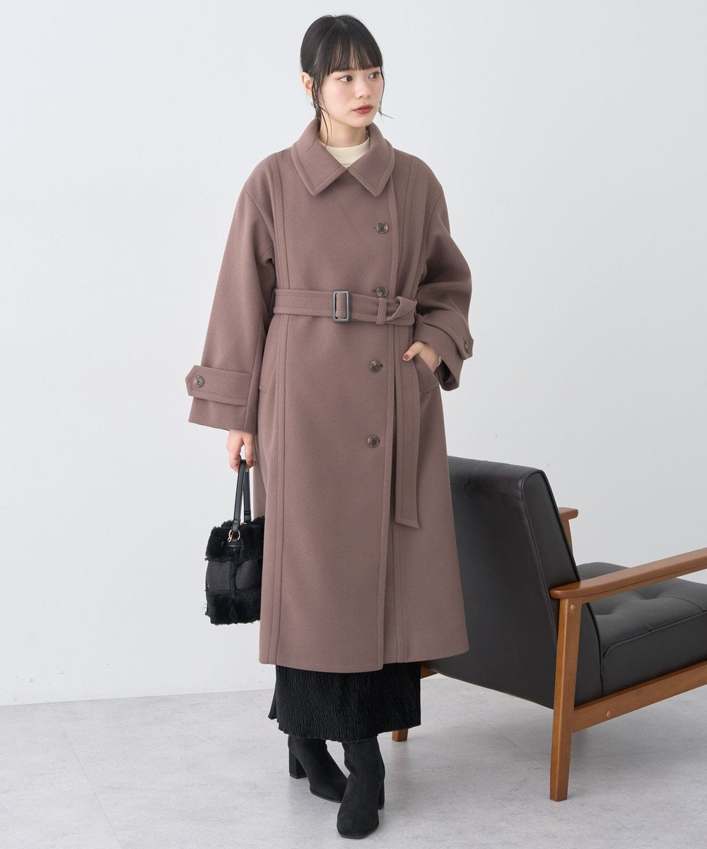 earth music&ecology 3WAYカラーロングコート 