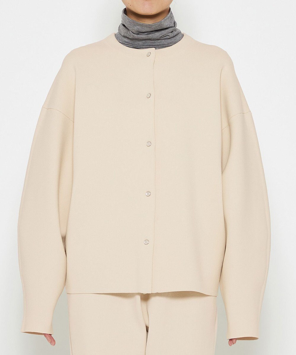 uncrave 【洗える】スムースニット カーディガン（uncrave WHITE） 