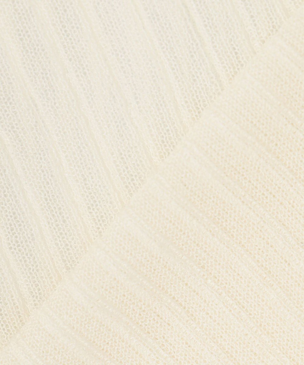 uncrave シアー リブ ニット カーディガン（uncrave STANDARD） 