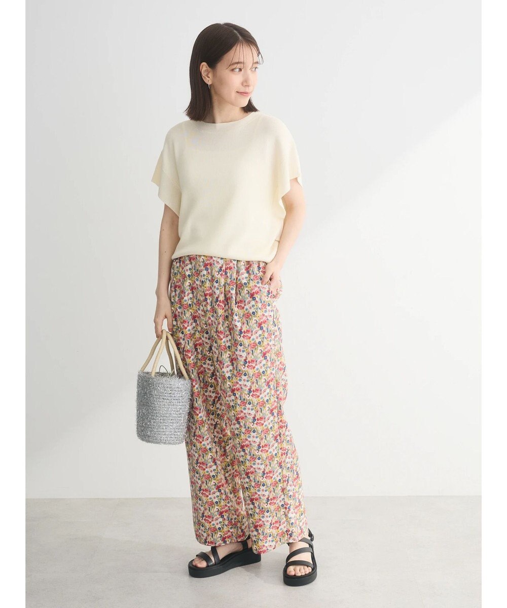 Green Parks 推しニット　フレンチスリーブニットプルオーバー 