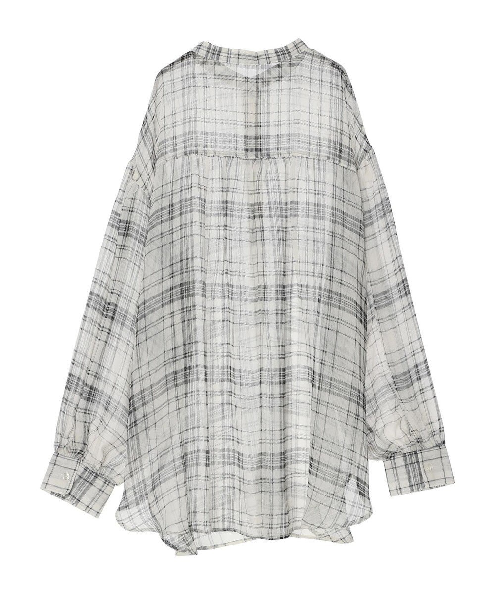 earth music&ecology シアーチェックシャツ 