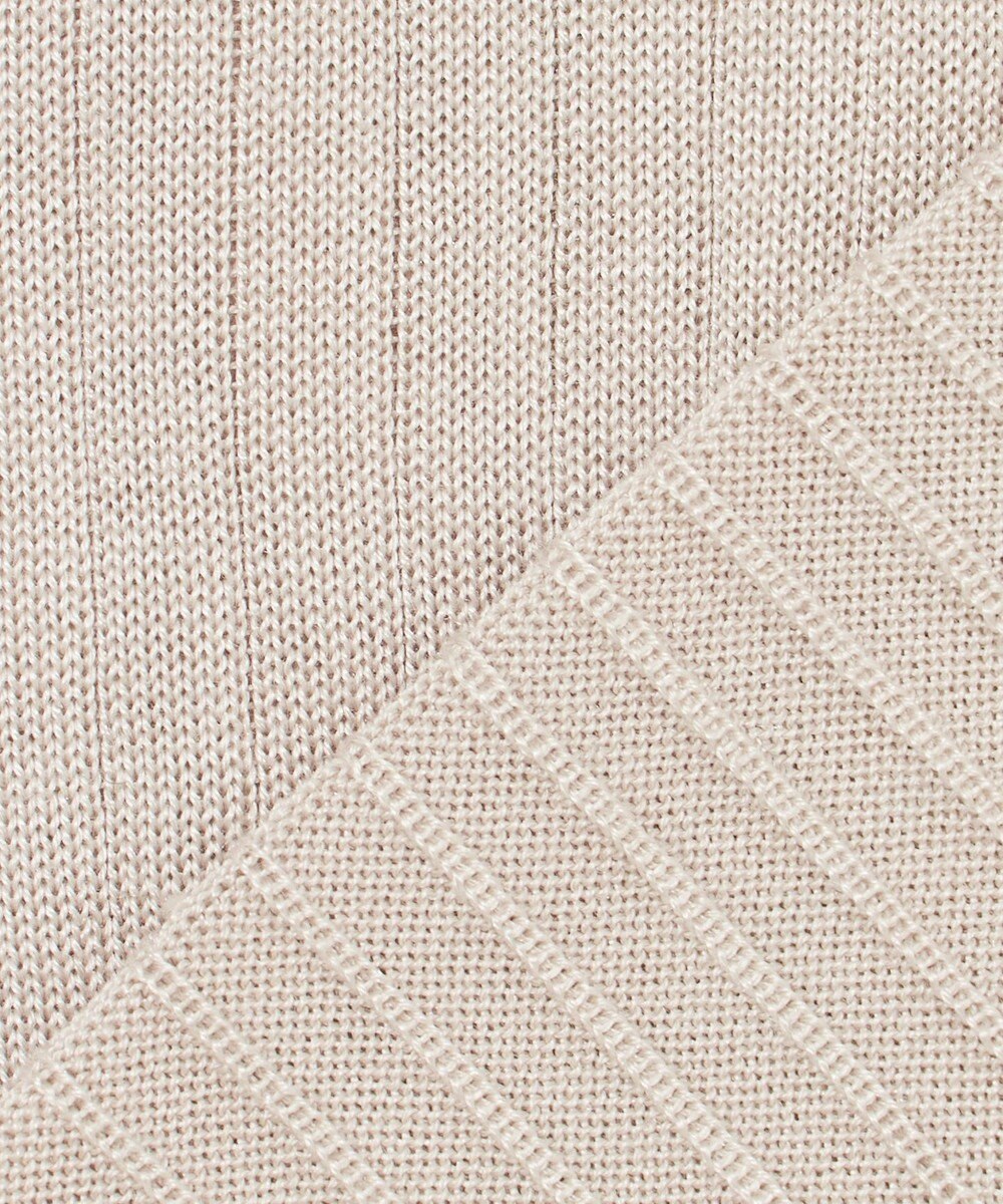 23区 【エステータ】シルクリブ タートルニット 