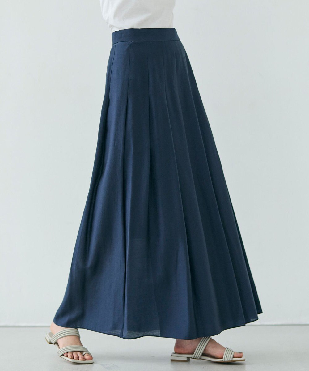 BEIGE， 【洗える】CARINATA / ウエストタックラップスカート 