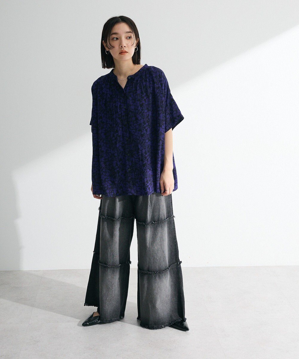 Green Parks Ｉ　アソート柄さらっとレーヨンブラウス 