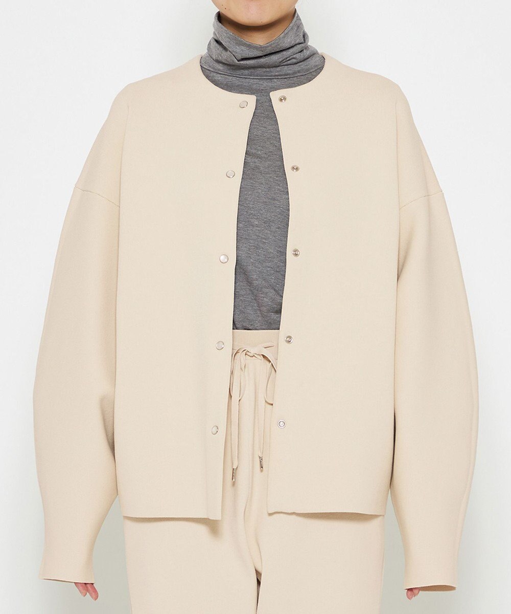 uncrave 【洗える】スムースニット カーディガン（uncrave WHITE） 