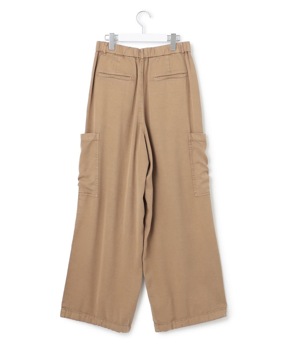 23区 L 【SLOW/一部店舗限定】ガーメントツイル ワイドタック パンツ 