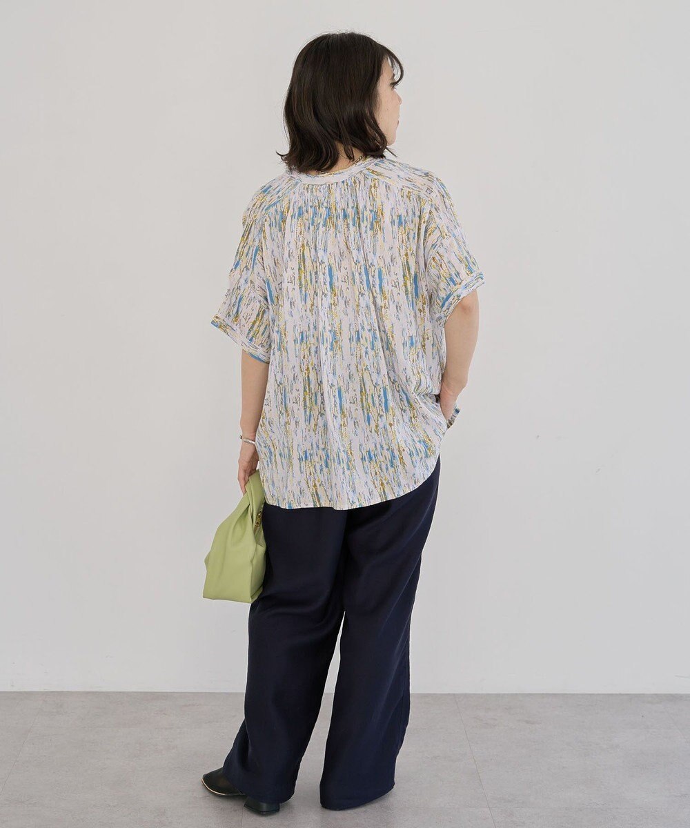 Green Parks Ｉ　アソート柄さらっとレーヨンブラウス 