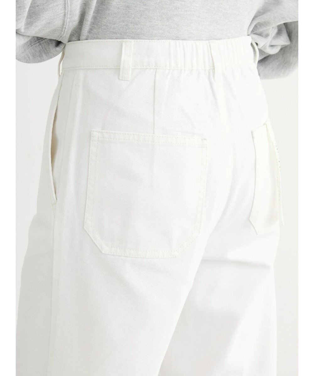 Green Parks ストレートタックデニムパンツ 