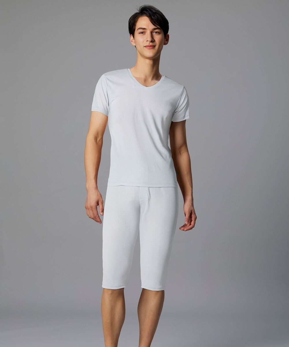 WACOAL MEN インナーボトム　【ムレからの解放】　吸放湿性　吸汗速乾　ひざ下丈　前開き　/ ブロス　GS3330 