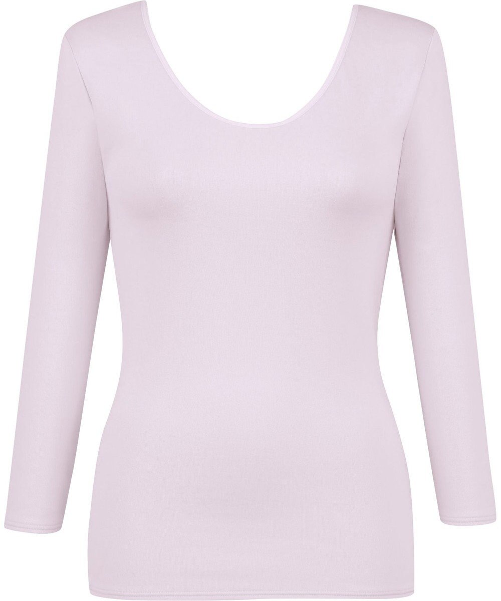 Wing あったかインナー 綿100％(肌側) シルクプロテイン加工 やわらかな肌ざわり 軽い あたたかい 【エアロカプセル】 8分袖 長袖 秋 冬 EL2849 ウイング／ワコール 