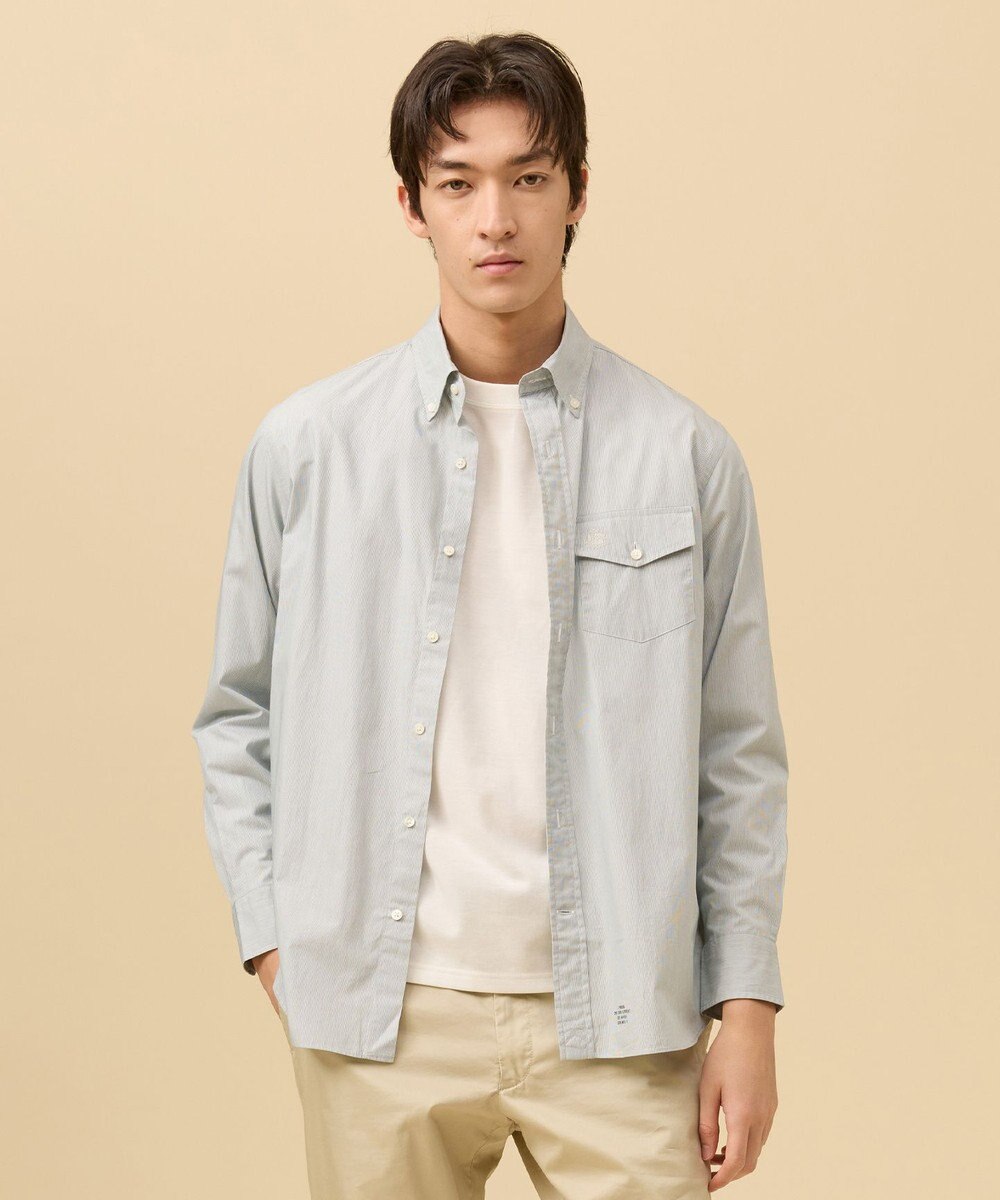 J.PRESS MEN ヘアラインストライプ シャツ / B.D. 