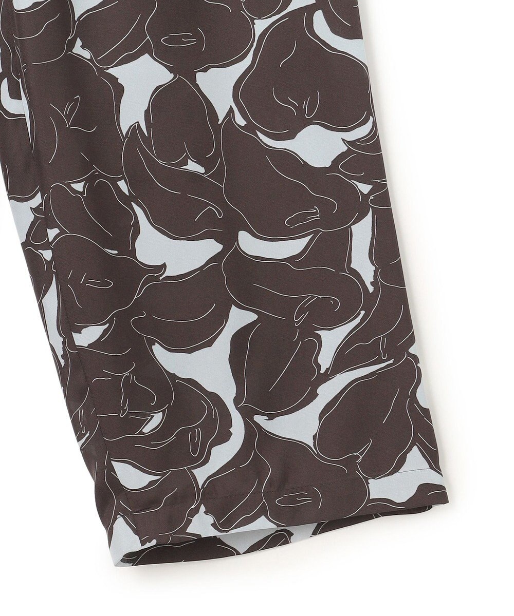 23区 【洗える】Ratti フラワーアートプリント ワイド パンツ 