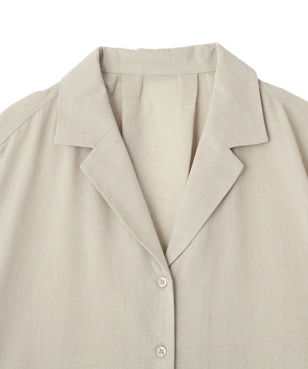 Green Parks 開襟シアーシャツジャケット 