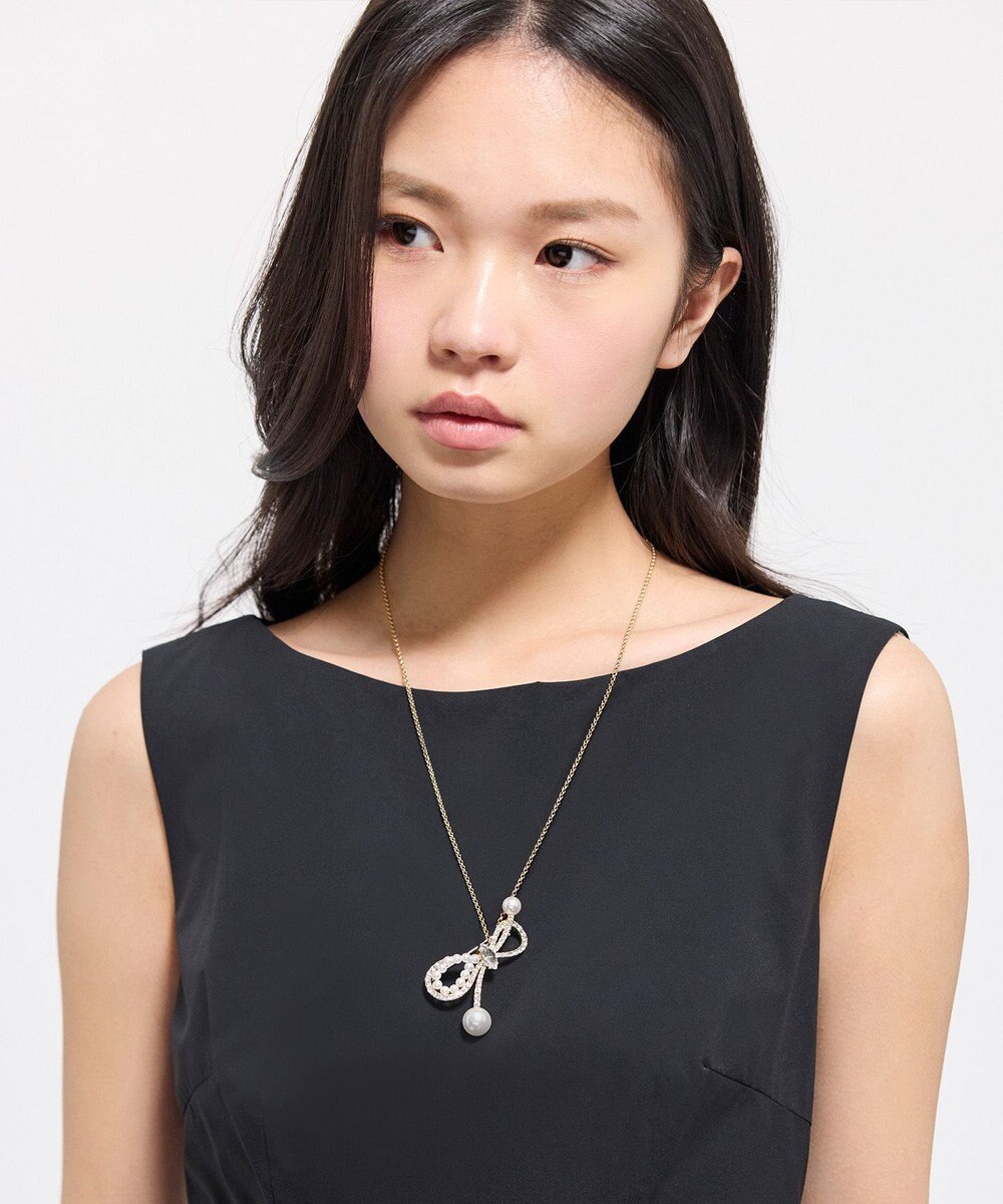 TOCCA SHAKE RIBBON 2WAY BROOCH NECKLACE ブローチネックレス 