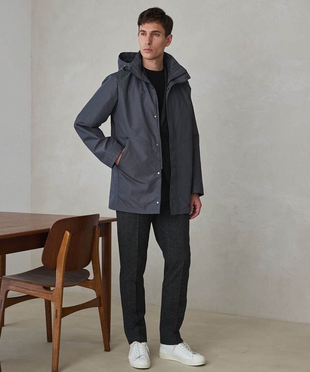 GOTAIRIKU 仕事で着られる綿100%【クルー以上モック未満】カバーネック DRESS Tシャツ(25年モデル) 