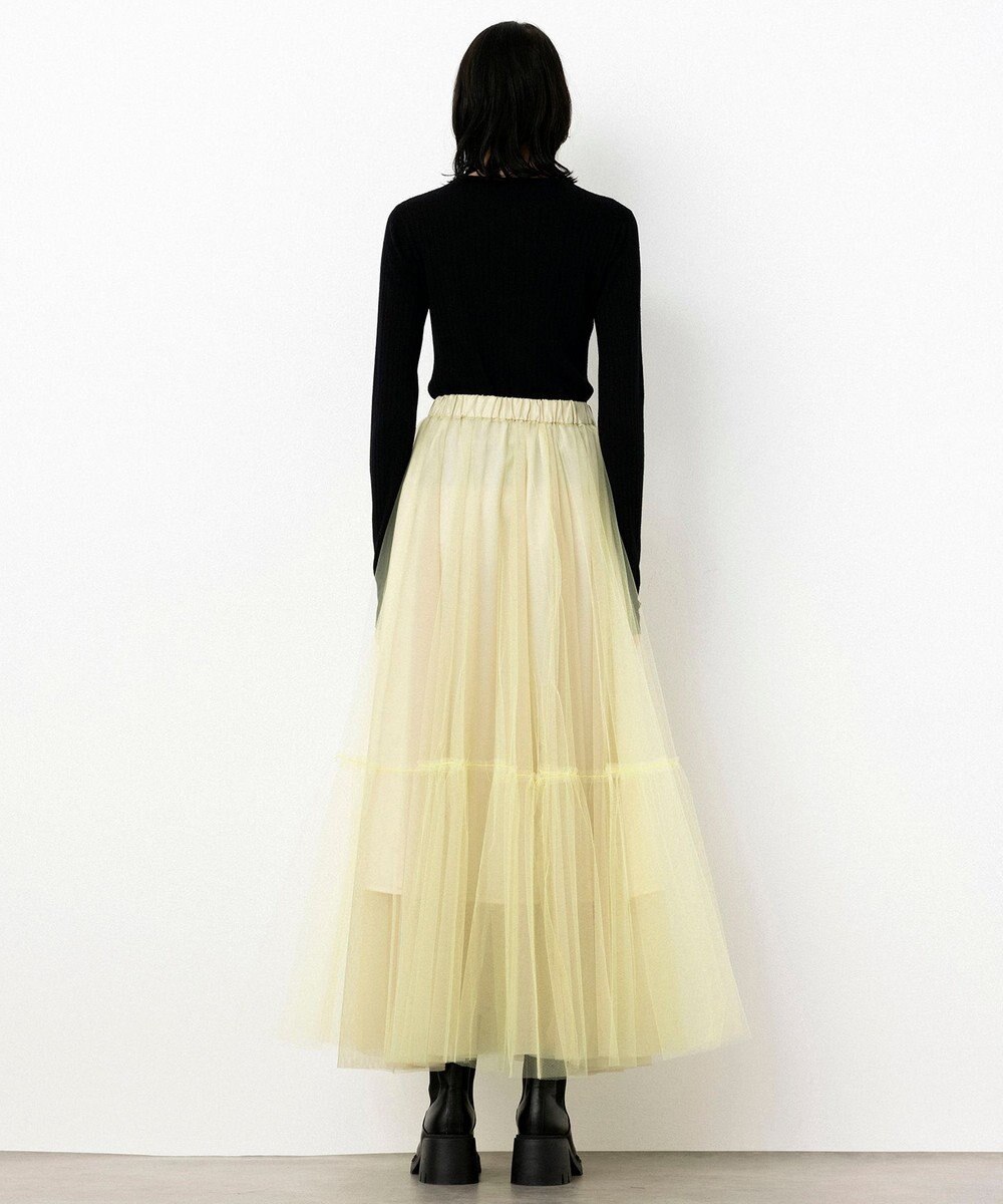 NAVE 【Nave・洗える】チュールフレアースカート 