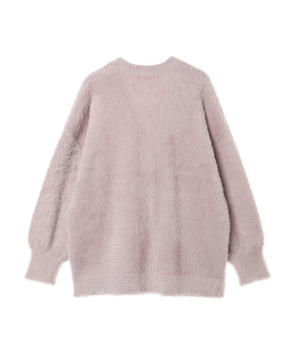 earth music&ecology ロングシャギーＶネックカーディガン 