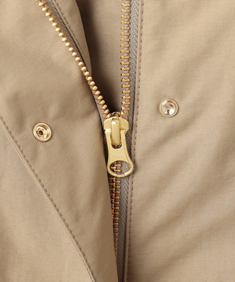 J.PRESS LADIES L 【洗える】スパンライクナイロンタッサー フーデット コート 