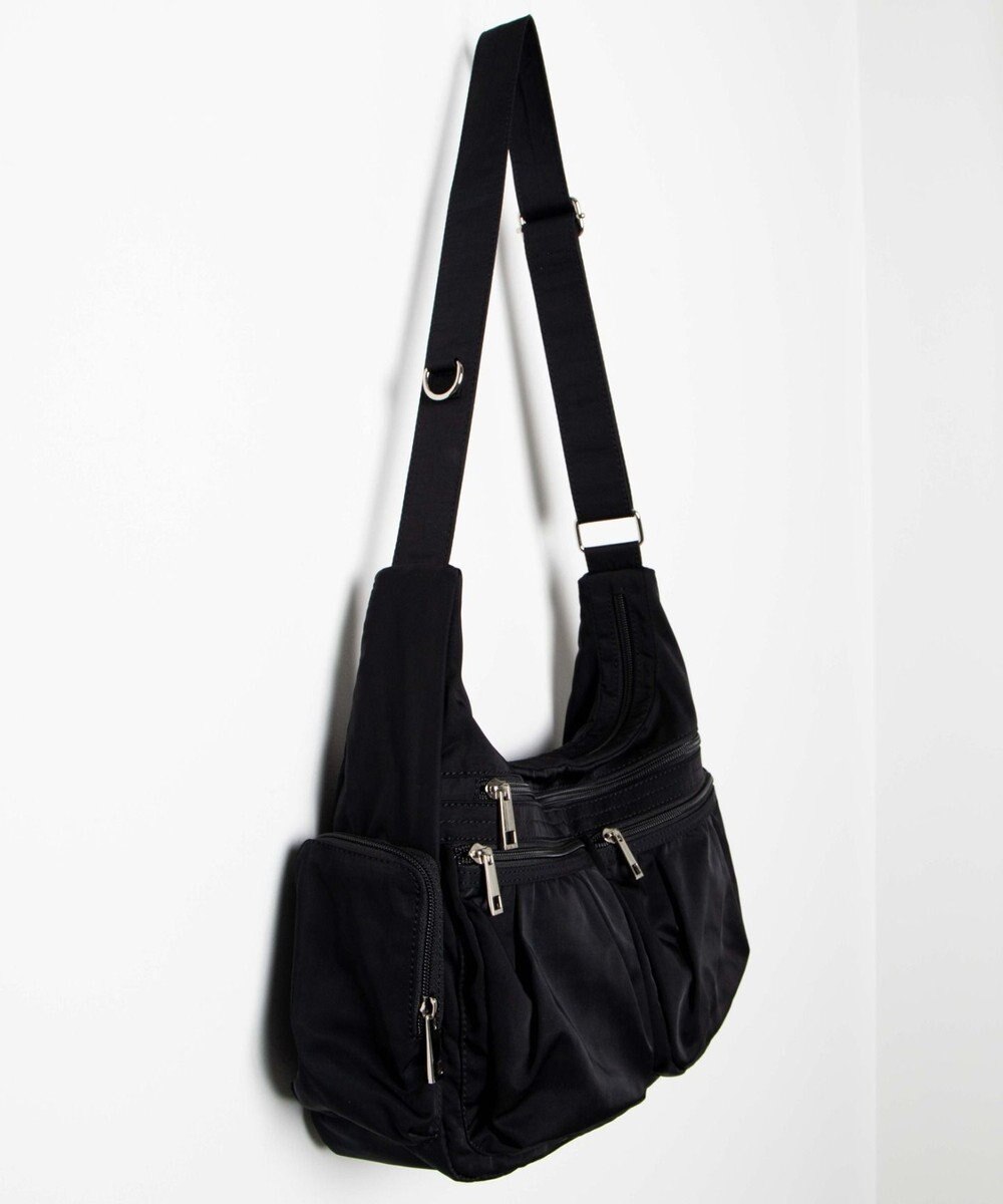 WEGO ポーチ付きナイロンショルダーバッグ 