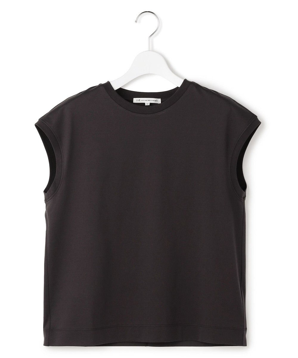 23区 シルキータッチ フレンチスリーブ Tシャツ 
