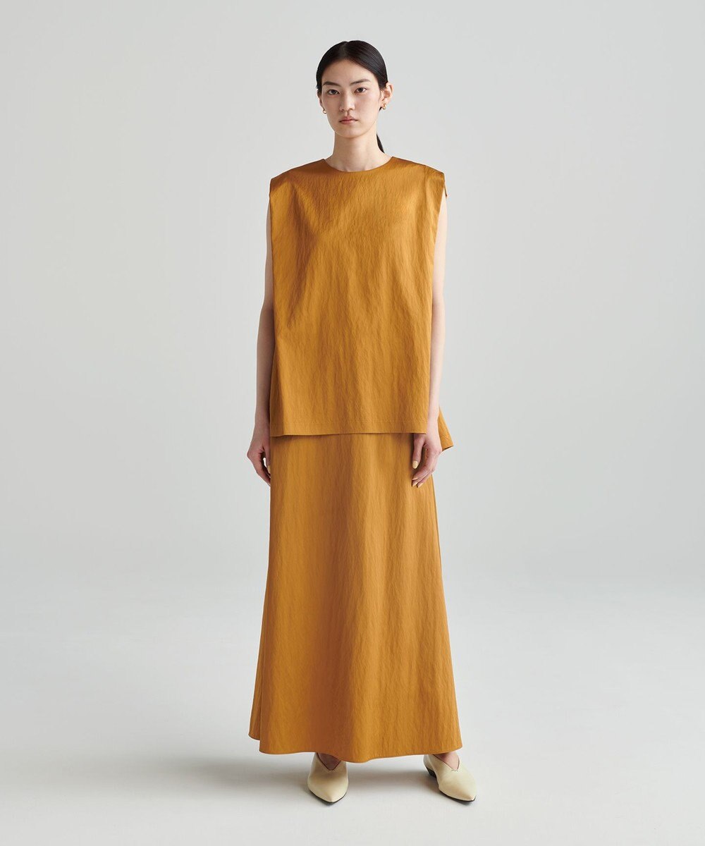 NAVE 【ReNAVE　洗える】グロスサテンスカート 