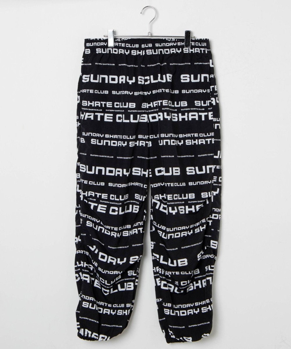 WEGO 【ウエストゴム/手洗い可】ナイロン　トラックパンツ 