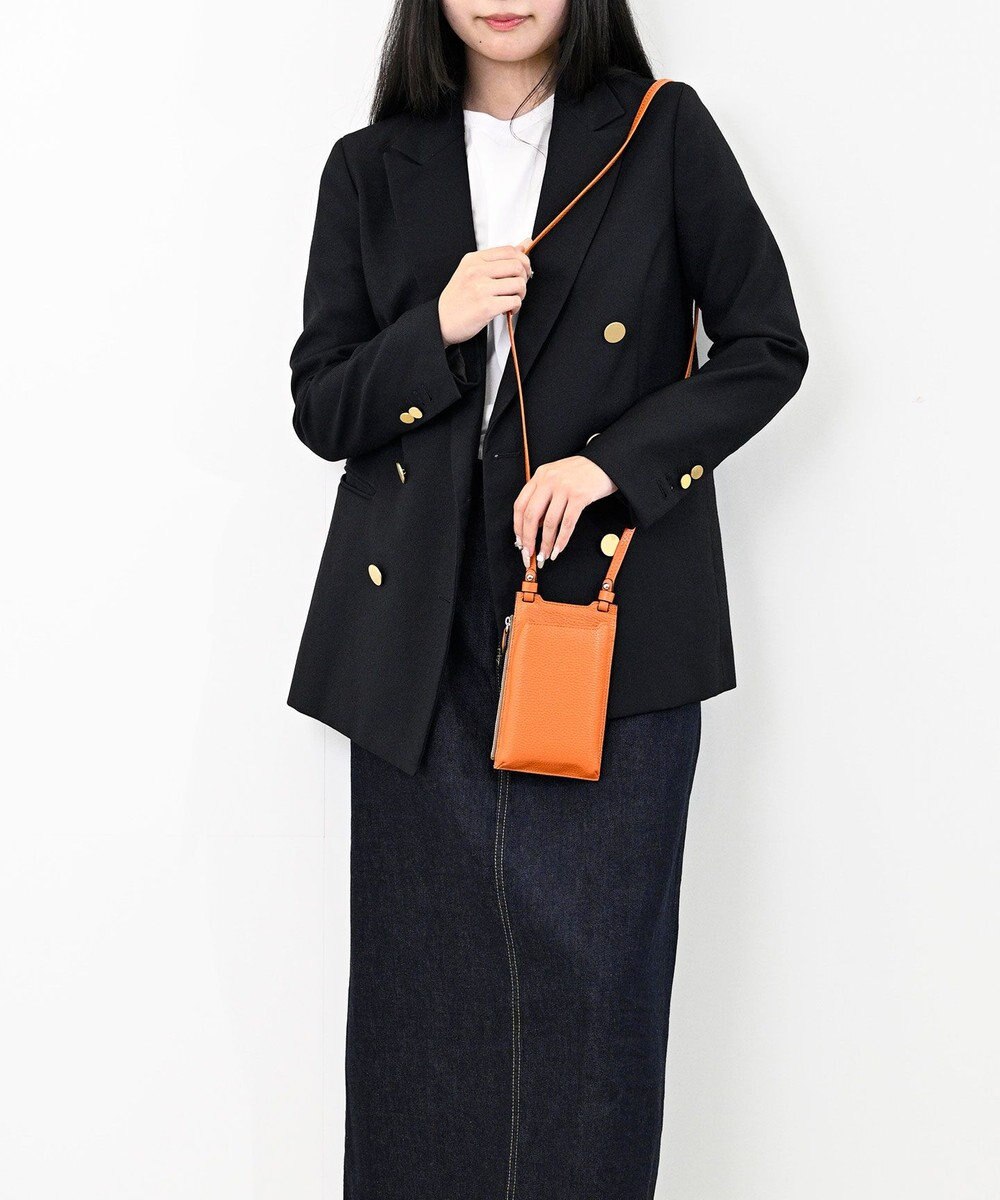 Atelier nuu 本革 スマホショルダー 