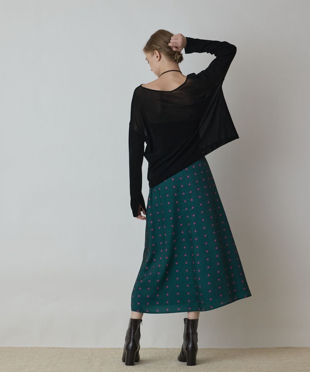 GRACE CONTINENTAL ドットスカート 