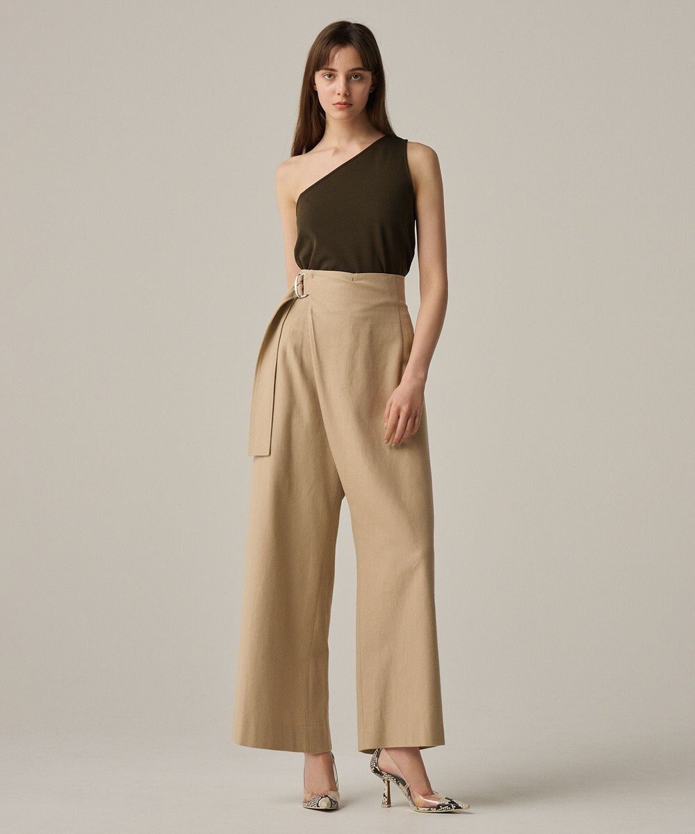 uncrave コットンミラノ ワンショルダー トップス（uncrave WHITE） 