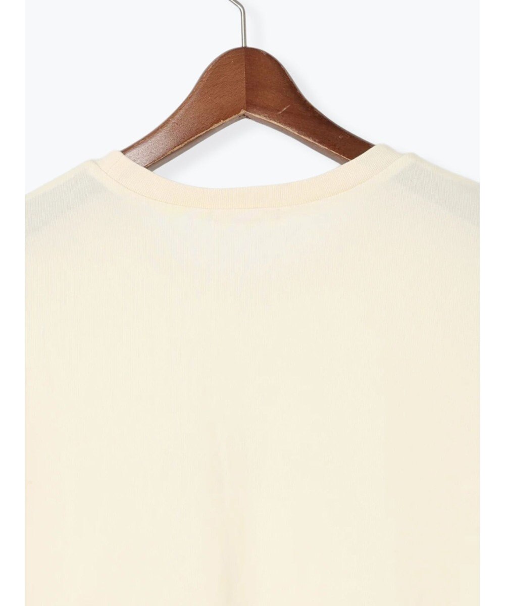 Te chichi フロッキープリントロゴTシャツ 