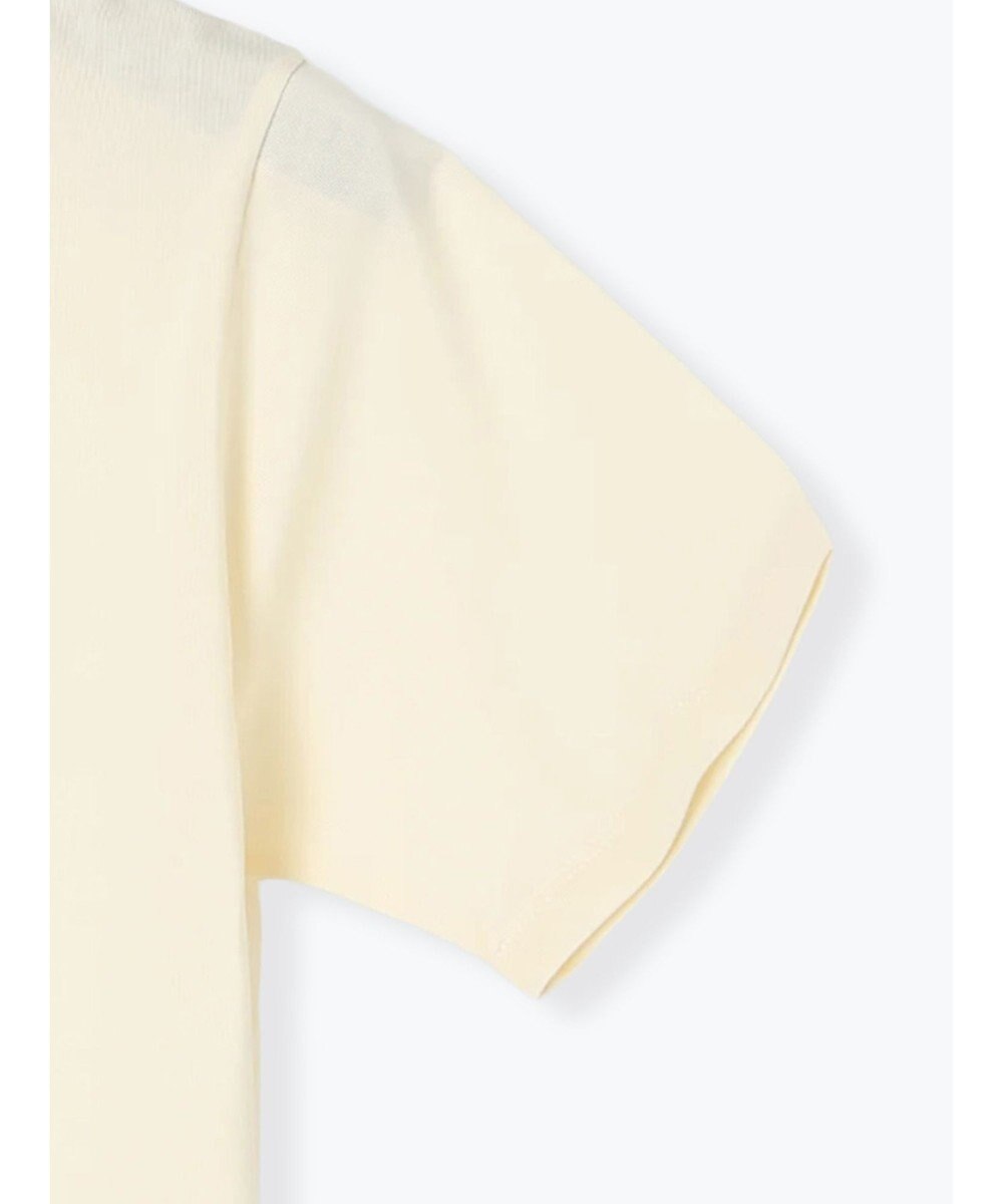 Te chichi フロッキープリントロゴTシャツ 