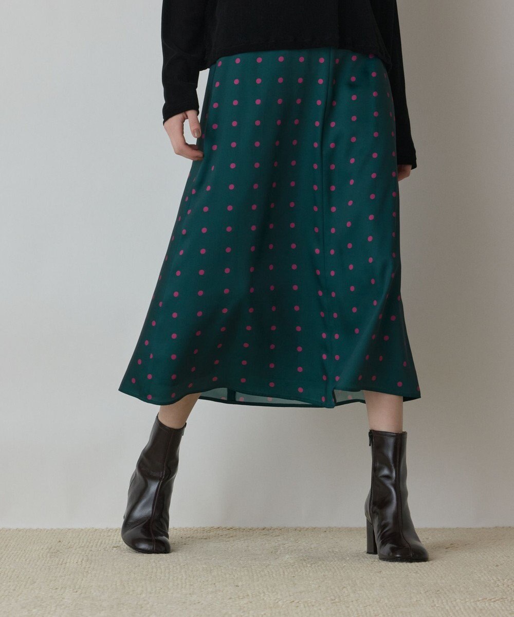 GRACE CONTINENTAL ドットスカート 