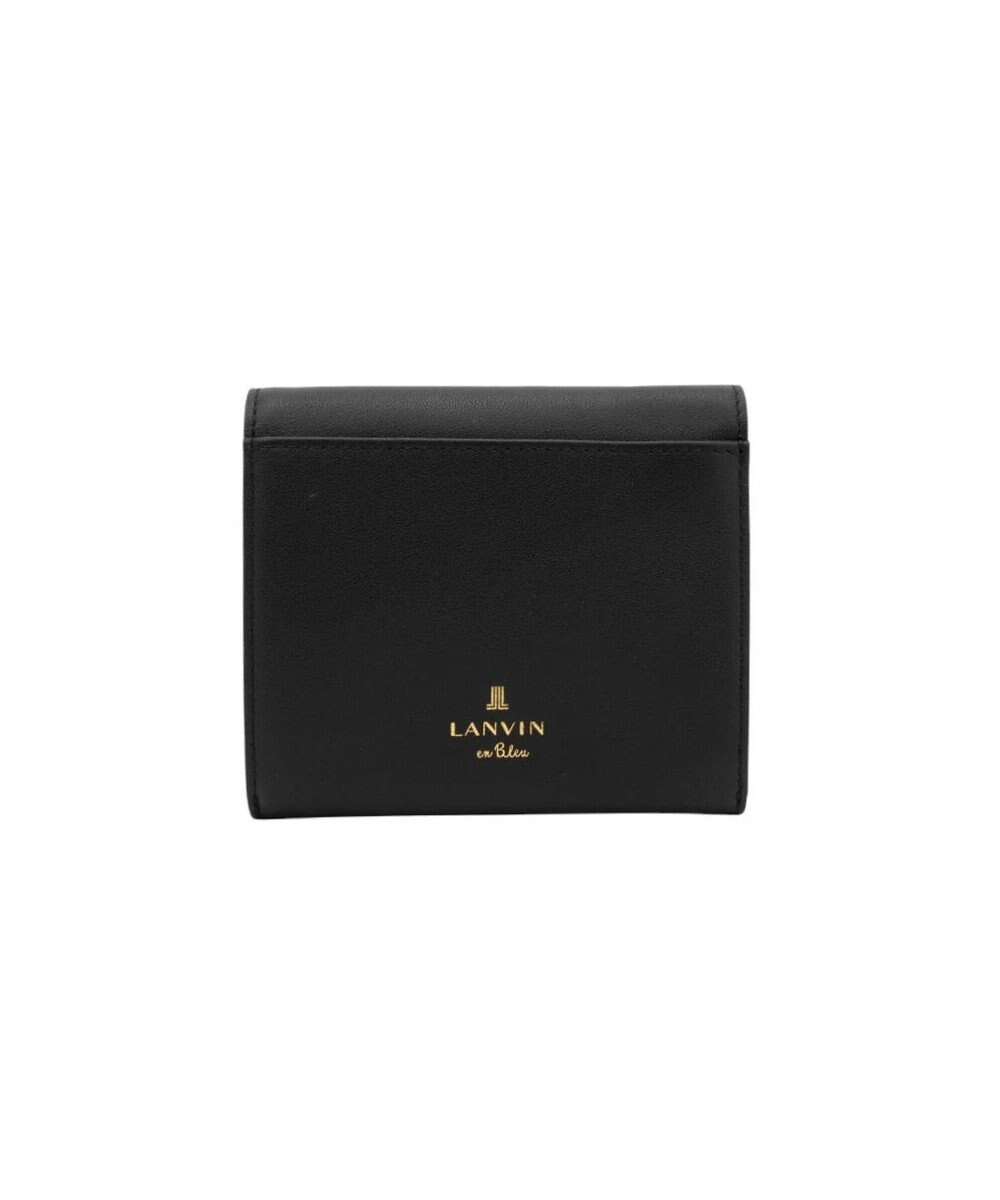 LANVIN en Bleu イエナ 二つ折り中ボックス財布 