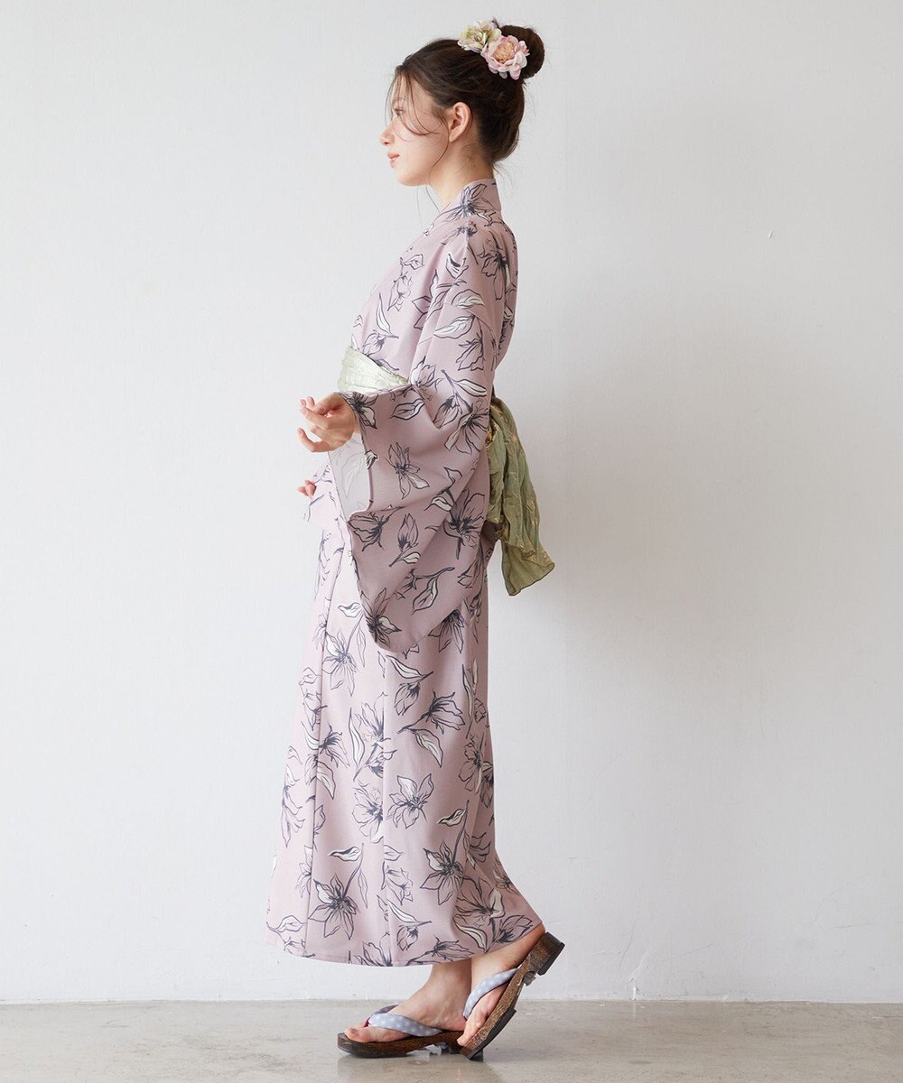 Feroux 【洗える・2WAY】 簡単着付け 浴衣 3点セット 