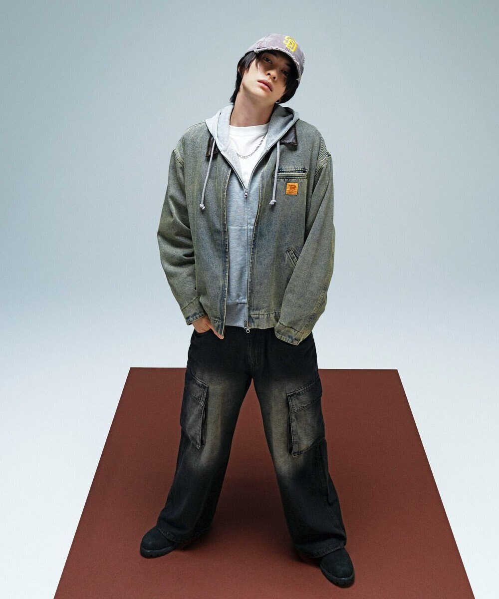 WEGO 【25年秋冬新作/MLサイズ展開】ワーカーズZIPジャケット 