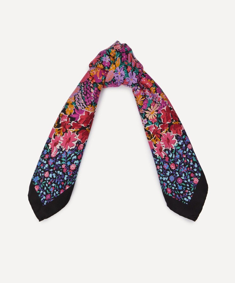 LIBERTY. フローラル メドレー シルクツイル スカーフ 45 