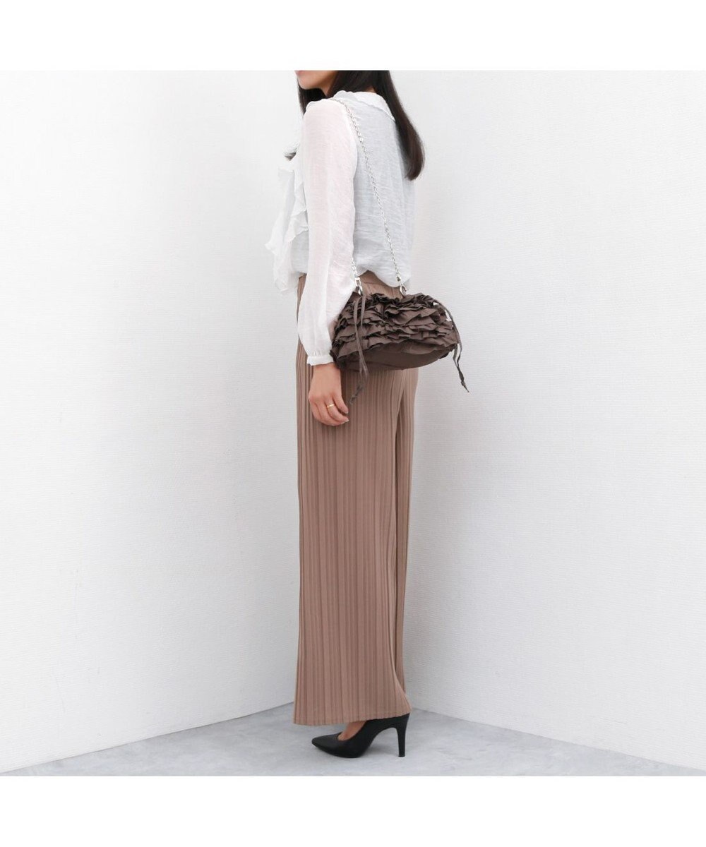 UNBILLION カシュカシュ cachecache / コットンフリルショルダー 